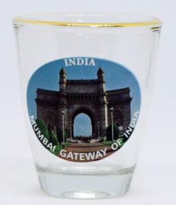 india mumbai gateway of india shot glass