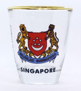 singapore shot glass