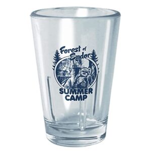 fifth sun star wars ewok forest of endor summer camp tritan shot glass - clear - 2 oz.