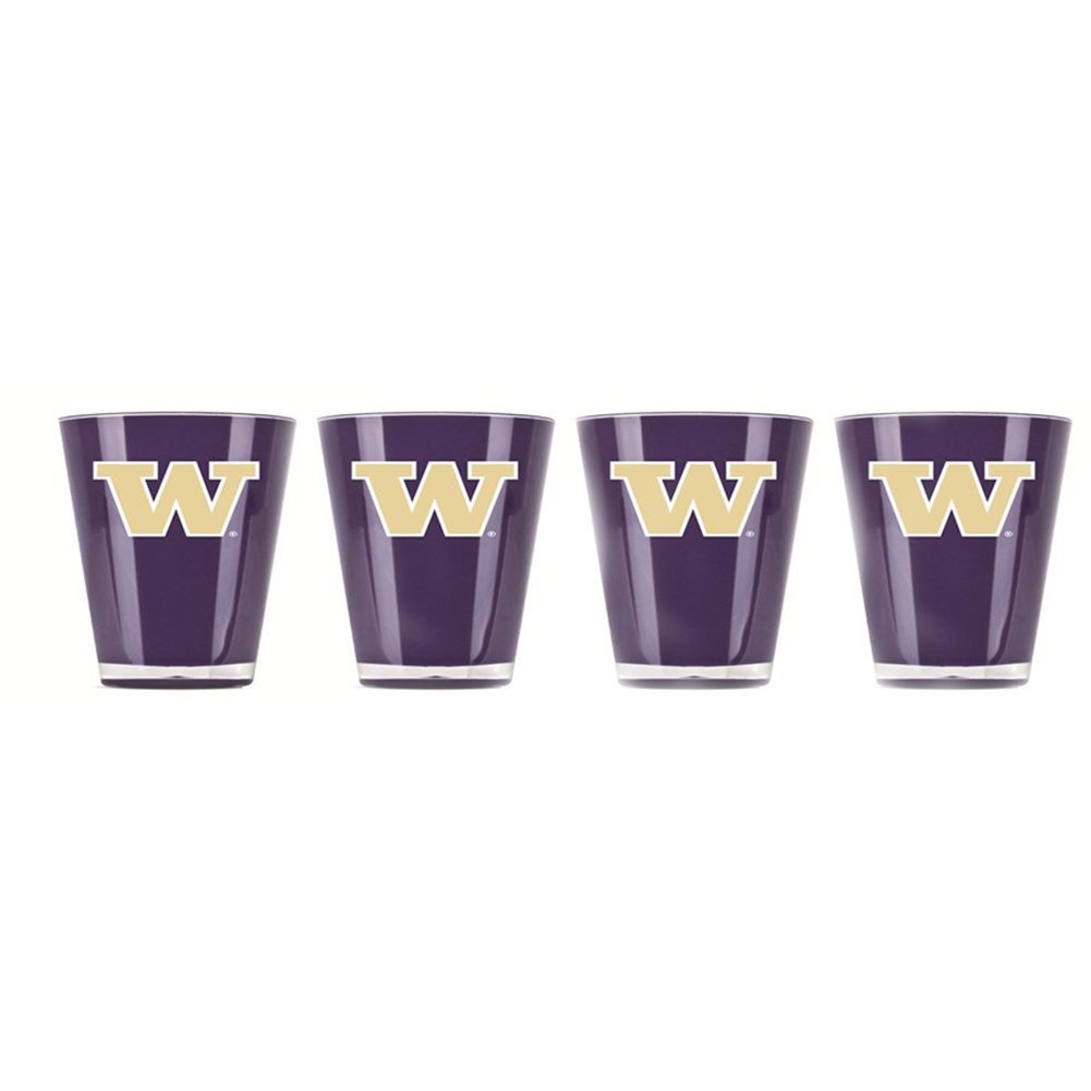 Duck House Washington Huskies Shot Glass - 4 Pack