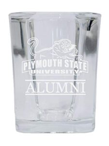 plymouth state university college alumni 2 ounce square shot glass laser etched officially licensed collegiate product