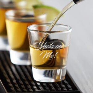 personalized whiskey shot glass | set of 4