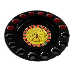 FixtureDisplays® Shot Glass Roulette, Drinking Game Set - (2) Balls & (16) Glasses 16869