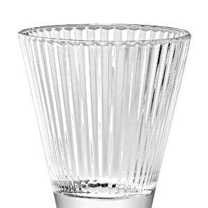 Barski - European Glass - Double Old Fashioned Tumbler Glasses - Uniquely Designed - Set of 6-10.5 oz. - Made in Europe