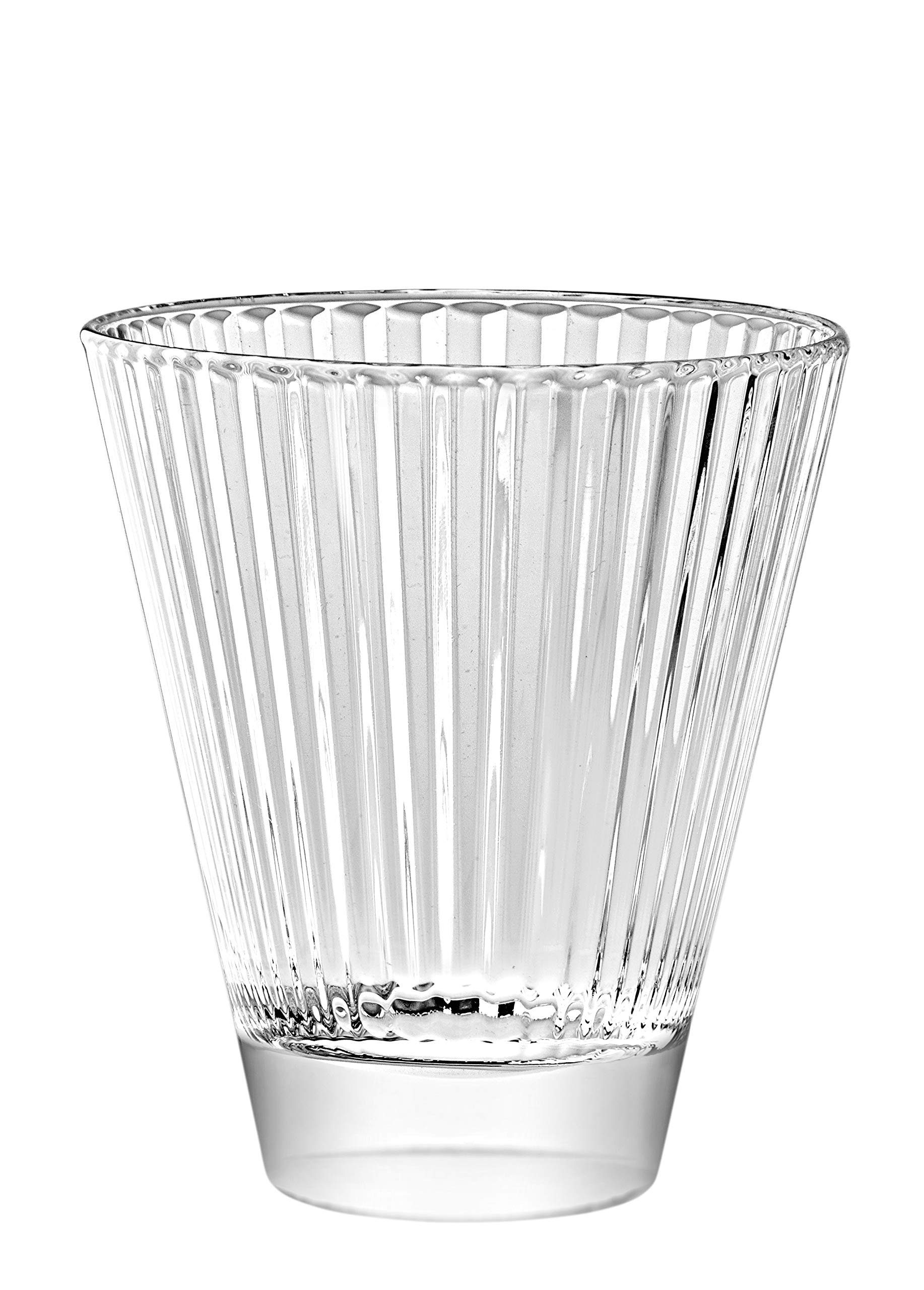 Barski - European Glass - Double Old Fashioned Tumbler Glasses - Uniquely Designed - Set of 6-10.5 oz. - Made in Europe