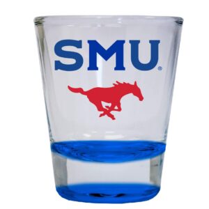 R and R Imports Southern Methodist University 2 ounce Color Shot Glasses Blue Officially Licensed Collegiate Product