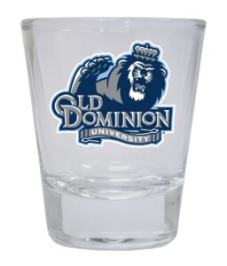 r and r imports old dominion monarchs round shot glass officially licensed collegiate product