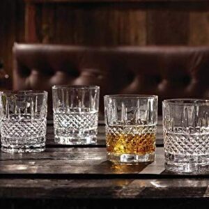 Castlecombe Lowball Whiskey Glasses, 8 Pc. Set, 10.6 ounce Short Drinking Glassware for Liquor, Bourbon, Rye, or Beer, Elegant Drinkware for Men or Women, Dishwasher Safe