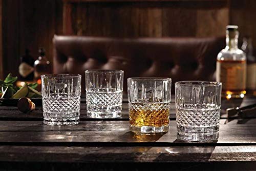 Castlecombe Lowball Whiskey Glasses, 8 Pc. Set, 10.6 ounce Short Drinking Glassware for Liquor, Bourbon, Rye, or Beer, Elegant Drinkware for Men or Women, Dishwasher Safe