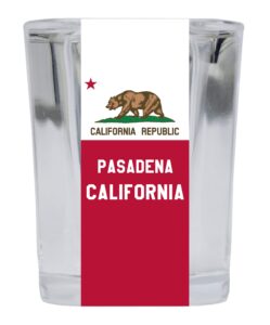 pasadena california souvenir 2 ounce square shot glass