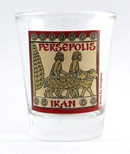 persepolis iran persian collectible shot glass