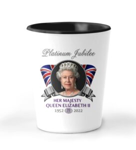 cyber hutt west queen elizabeth ii platinum jubilee shot glass commemorating 70 years