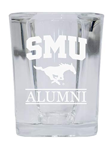 Southern Methodist University College Alumni 2 Ounce Square Shot Glass laser etched Officially Licensed Collegiate Product