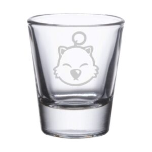 Moogle - Etched Shot Glasses