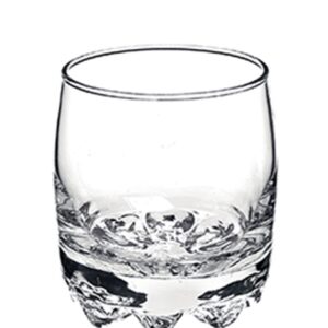 Tigerchef Heavy Duty, Professional Grade Glasses. Dishwasher safe. Serve Drinks, Liquor, Wine, Alcohol, Beer, Shots, Cocktails, Margarita, Water, Desserts. (Rocks Tumbler 10 Oz, 6)