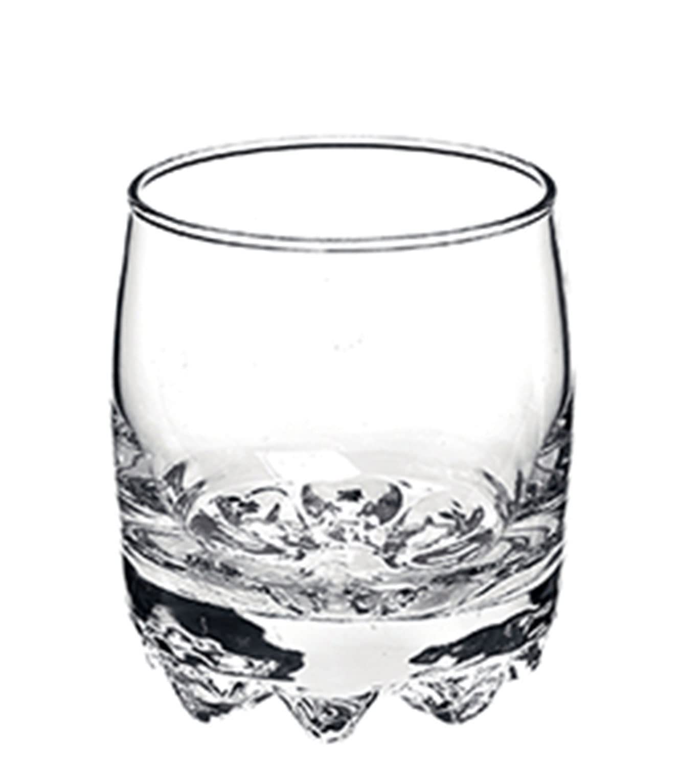 Tigerchef Heavy Duty, Professional Grade Glasses. Dishwasher safe. Serve Drinks, Liquor, Wine, Alcohol, Beer, Shots, Cocktails, Margarita, Water, Desserts. (Rocks Tumbler 10 Oz, 6)