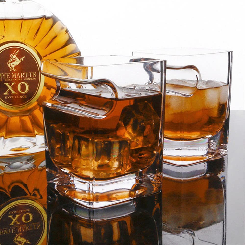 Kpcomforty 15.8oz Whiskey Glass Office Cup Holder Old Fashioned with Gift Box 2