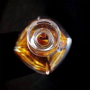 Personalized Twist Cigar Holding Whiskey Glass (Custom Product)