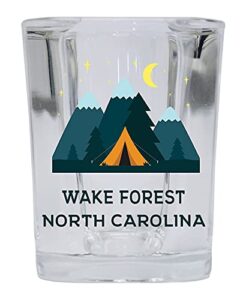 r and r imports wake forest north carolina 2 ounce square base liquor shot glass tent design