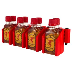 Fireball 50ml Bottle Carrier Pouch - Quad Double Shot