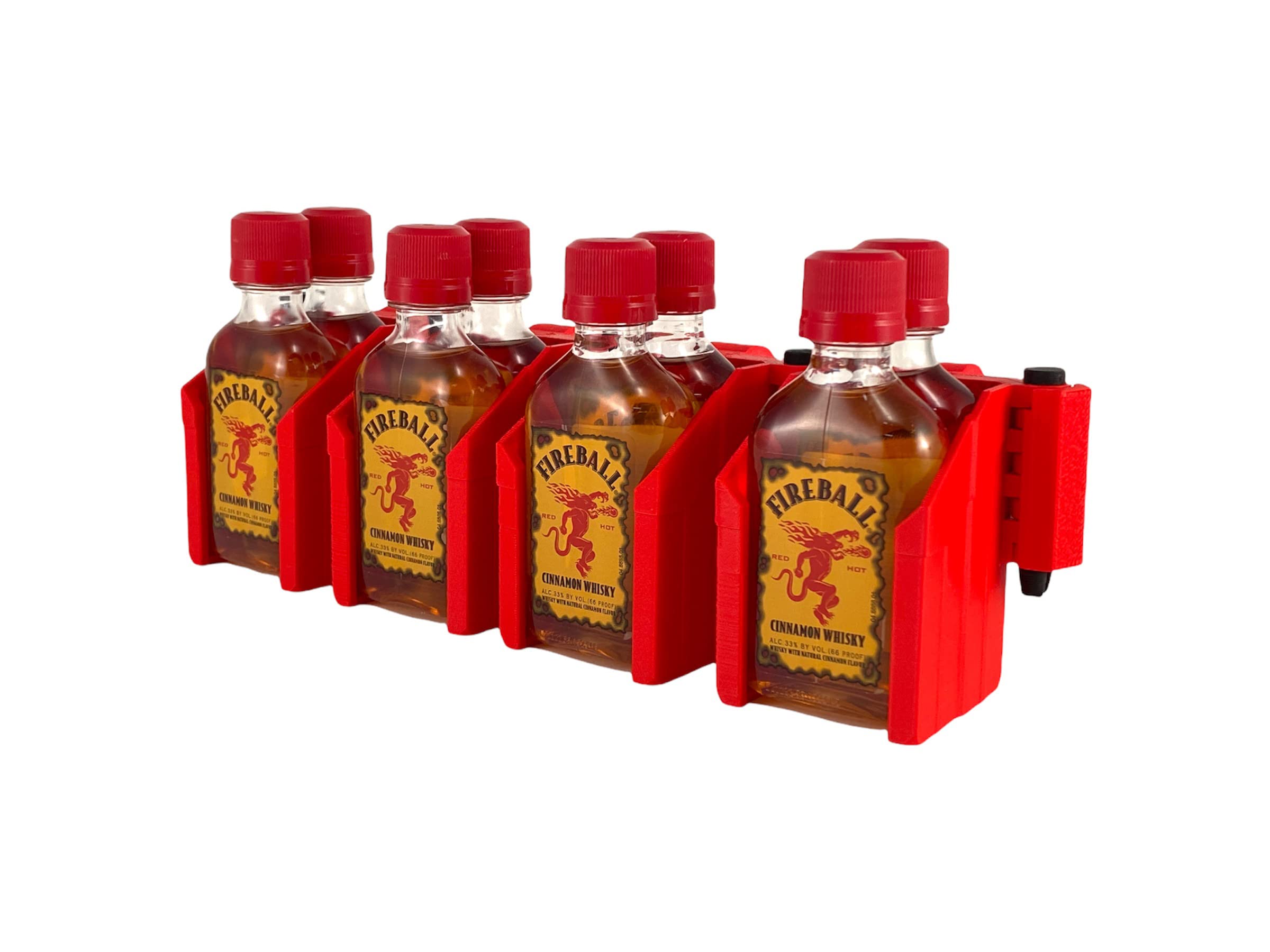 Fireball 50ml Bottle Carrier Pouch - Quad Double Shot