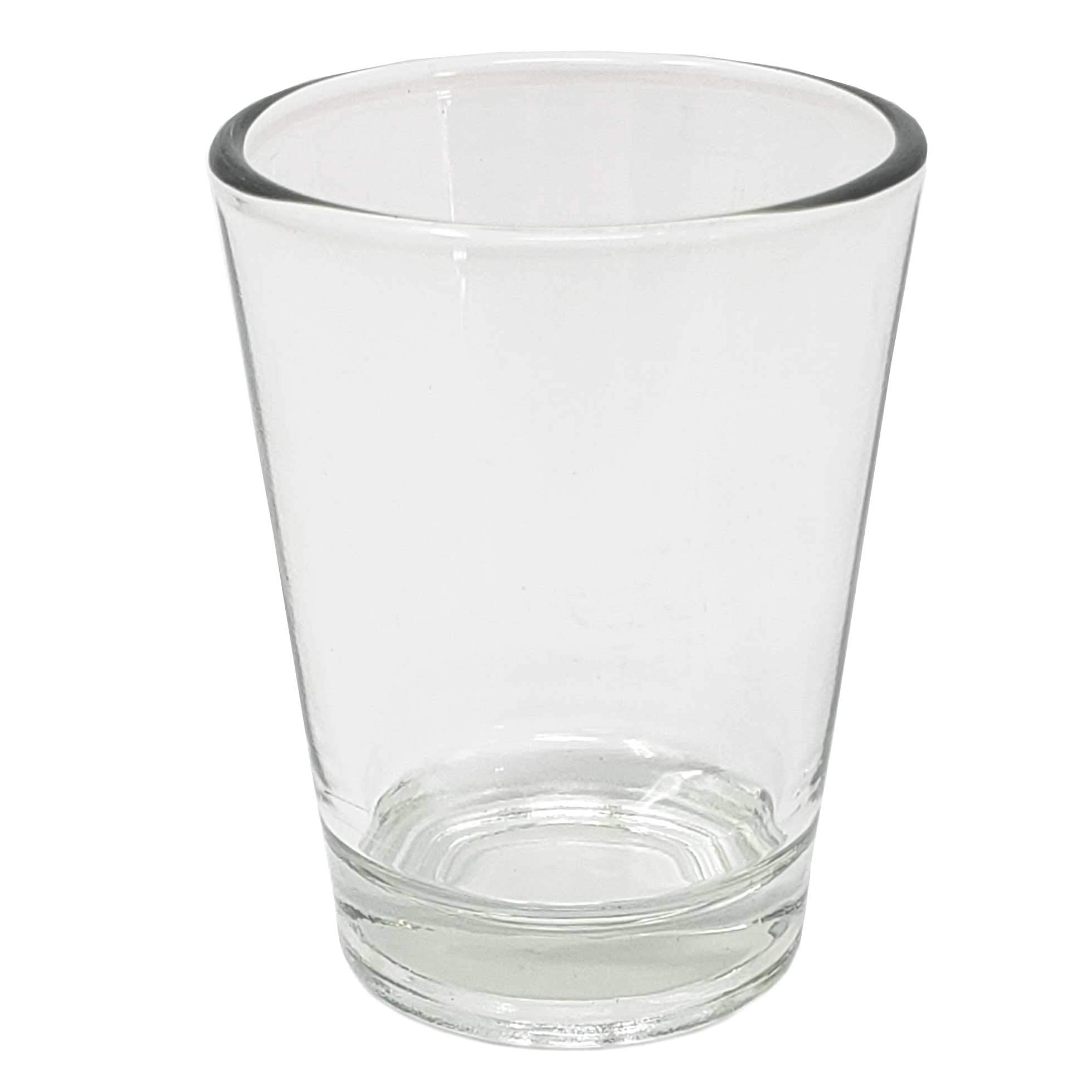 LavoHome Round 2 oz. Shot Clear Glasses With Heavy Base (3)