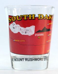 south dakota mount rushmore state all-american collection classic design shot glass