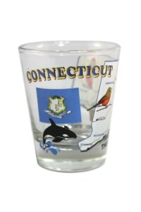 souvenir shot glass - connecticut