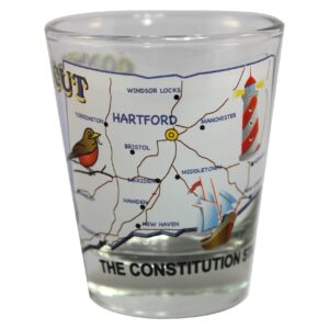 Souvenir Shot Glass - Connecticut