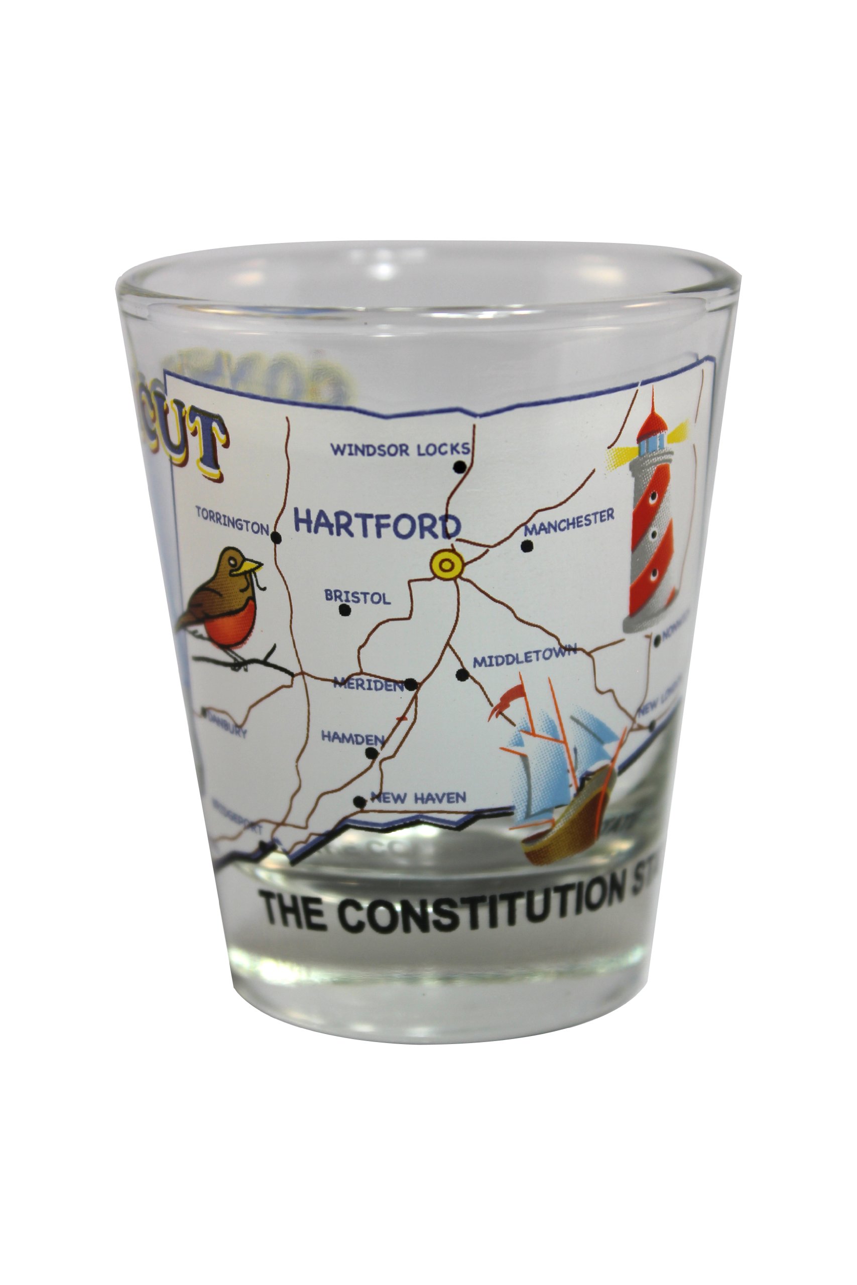 Souvenir Shot Glass - Connecticut