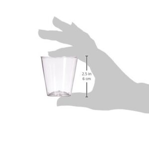 EMI Yoshi Koyal Clear Ware Shot Glass, 2-Ounce, Clear, Set of 50