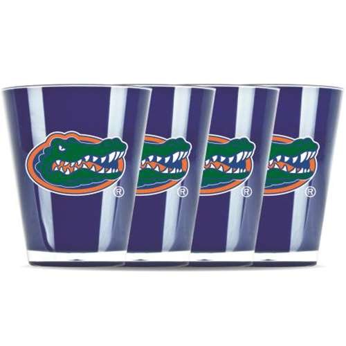 Duck House NCAA Univ of Florida Insulated Mini Tumbler (4 Piece Set), One Size, Multicolor