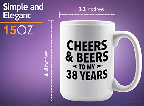 76 Birthday Gift Shot Glass 1.5oz Cheers & Beers 76 Years - Gift for 76 Year Old Guy Gifts for Mom Mama Vintage Beer Day Brew Turning Old