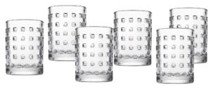 godinger shot glasses shooters beverage drinkware - west street, 2 oz, set of 6