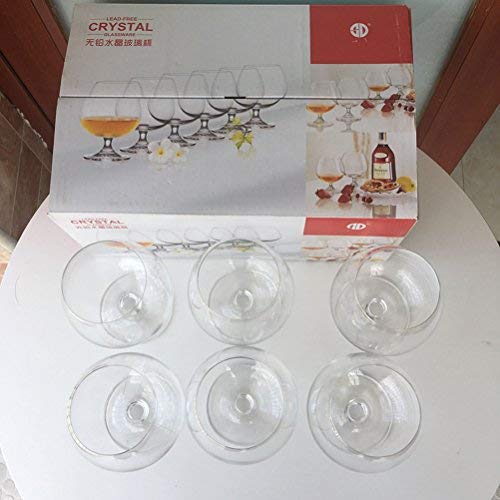 GAOGAO 1 Piece 22 Oz Volume Lead-free Brandy Glasses Cognac Glass 625ml Super Big Size Snifters