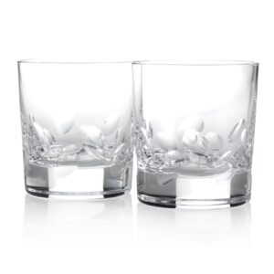 christofle cluny double old fashioned glass, set of 2