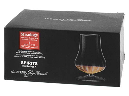 Luigi Bormioli Mixology 4 3/8" Spirits 7.75 oz., Set of 6