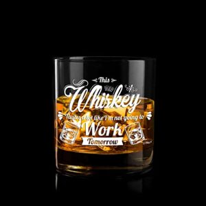 Funny Retirement Gifts for Men Dad Women Mom. 2024 Retirement Whiskey Glass Gift. Retired Glasses for Friend Coworkers Office & Family. Unique Novelty Ideas for Her Nurses Navy Air Force Military Gag