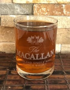 macallan collectible whiskey glass 8 oz
