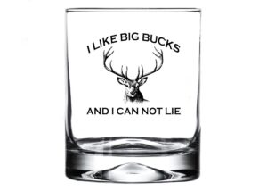 rogue river tactical funny i like big bucks and i can not lie hunting old fashioned whiskey glass drinking cup gift for hunter