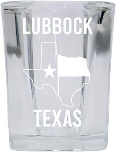 r and r imports lubbock texas souvenir laser etched 2 ounce square shot glass texas state flag design