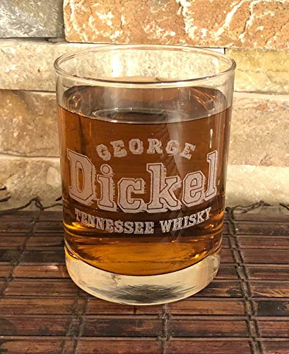 Strollerscape GEORGE DICKEL Collectible Whiskey Glass 8 Oz_AB