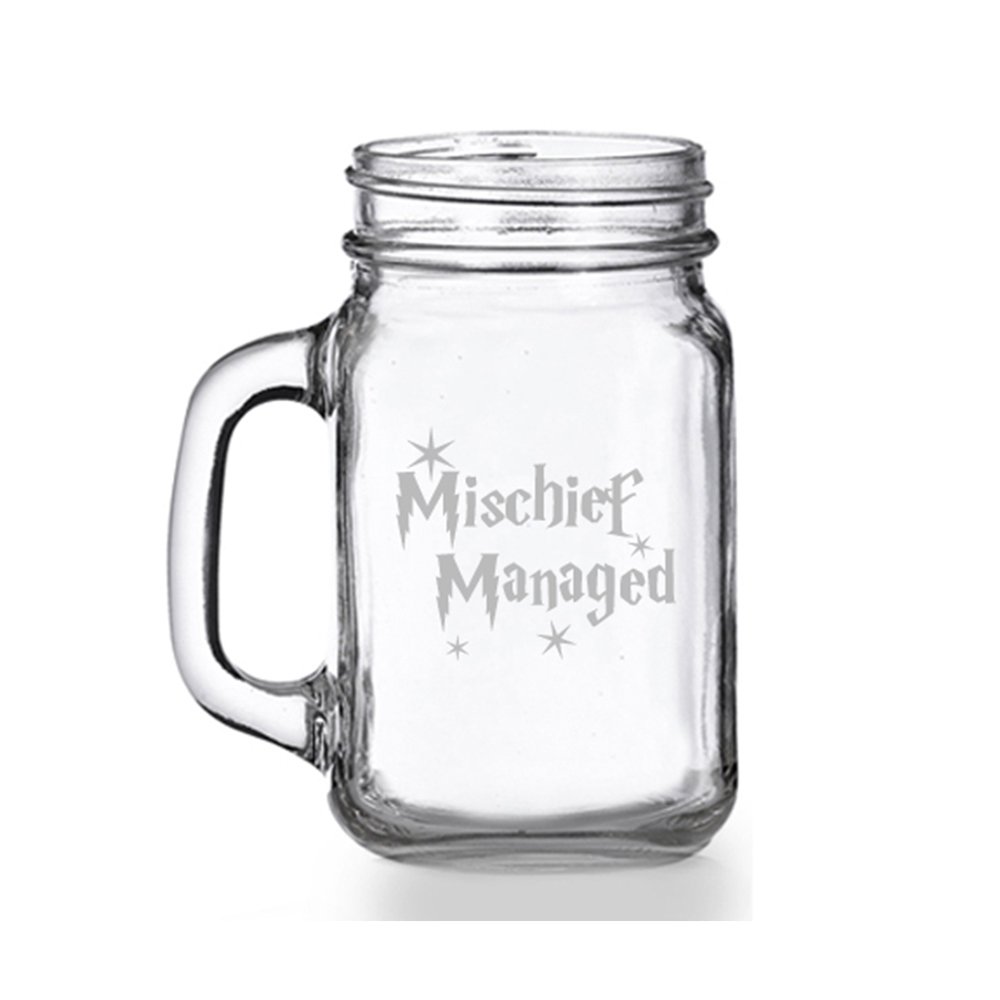 Mischief Managed Mason Jar Mug