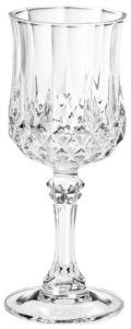 arc international cristal darques longchamp 2 oz liqueur glass, set of 4