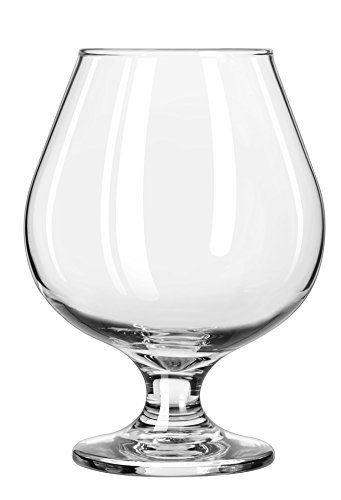 Libbey 3708 Embassy Brandy, 17.5 oz., 5.5" Height, 4" Width, 5.5" Length, Large, Clear (Pack of 24)