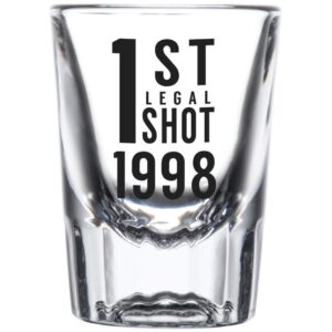 1st legal shot glass (1998 printed)