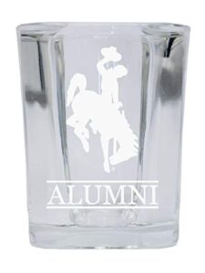 university of wyoming college alumni 2 ounce square shot glass laser etched officially licensed collegiate product