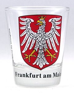 frankfurt am main germany coat of arms shot glass