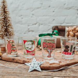 A Christmas Story Quotes 2-Ounce Mini Shot Glasses | Set of 4