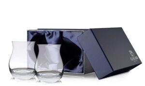 glencairn whisky mixer glass, set of 2 in presentation box
